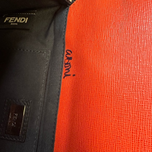 FENDI Monster Small Demi Jour Multicolored Leather Shoulder...